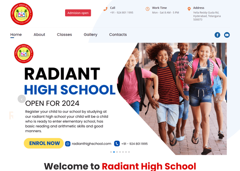 radiant-high-school